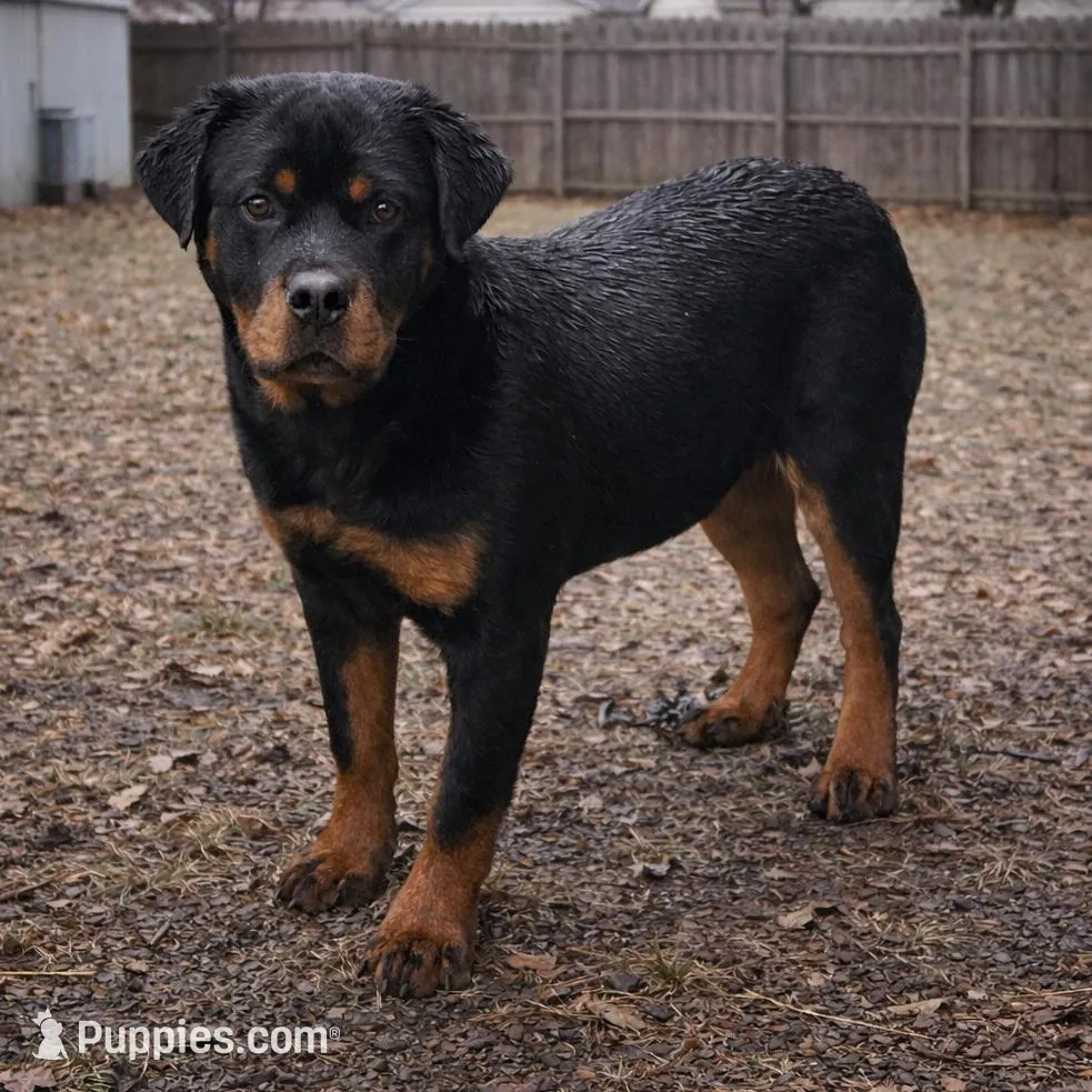 Greta, a female Rottweiler for sale in Industry, IL – Photo 4 of 10