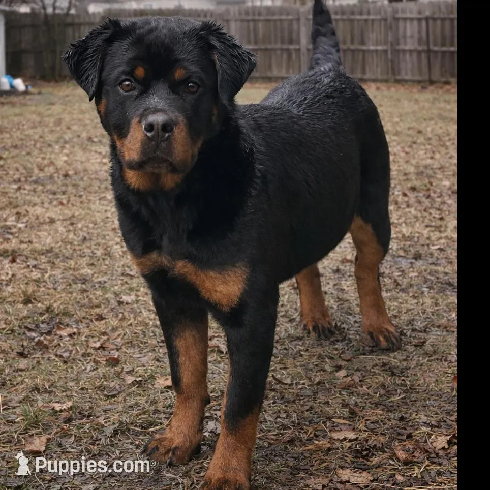 Greta, a female Rottweiler for sale in Industry, IL – Photo 3 of 10