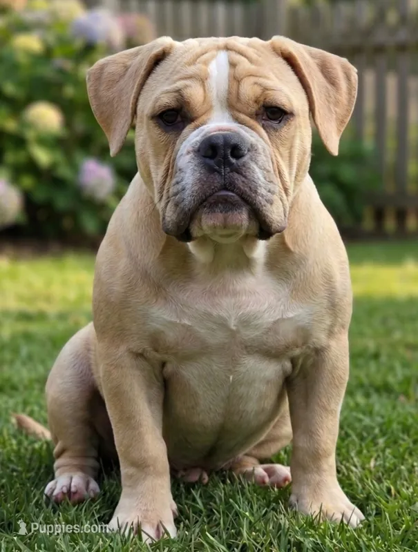 Truffle – Olde English Bulldogge puppy for sale in Frederick, OK