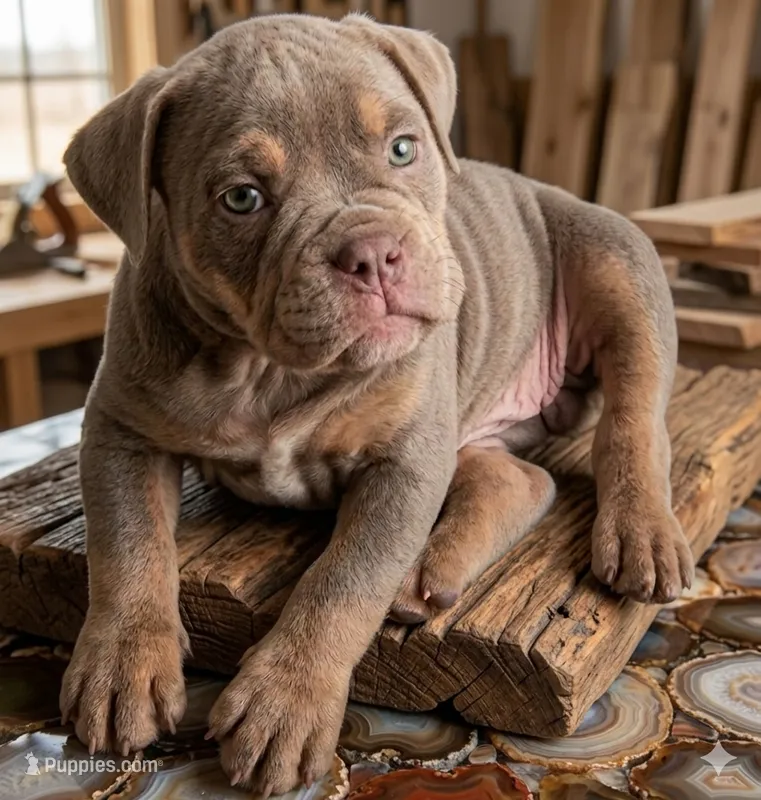 Avirl – Olde English Bulldogge puppy for sale in Frederick, OK