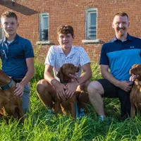 Male #3, a male Vizsla for sale in Woodbine, IA – Photo 2 of 8