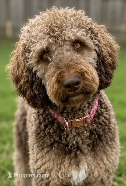 Trained adult mountain doodle  – Golden Mountain Doodle puppy for sale in North Ogden, UT