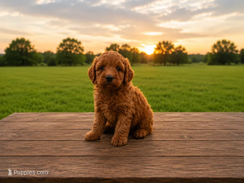 Anna – Miniature Goldendoodle puppy for sale in Clarita, OK