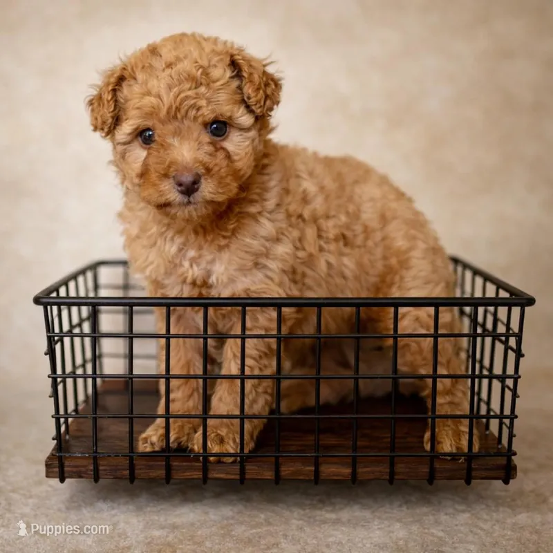 Fiesty – Miniature Goldendoodle puppy for sale in Clarita, OK