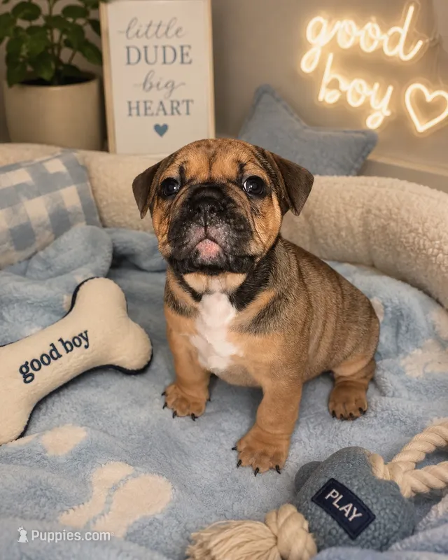 Leo – American Bulldog, French Bulldog puppy for sale in Hesperia, CA