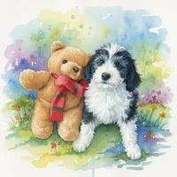 Blessing,on leash,stunning!!!!Low shed,pls text! Pls read ad profile, a female Old English Sheepdog and Sheepadoodle for sale in Apple Valley, CA – 1 of 10
