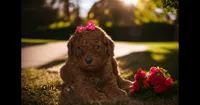 Rose Red, a female Poodle - Standard  for sale in McHenry, IL – Photo 1 of 10