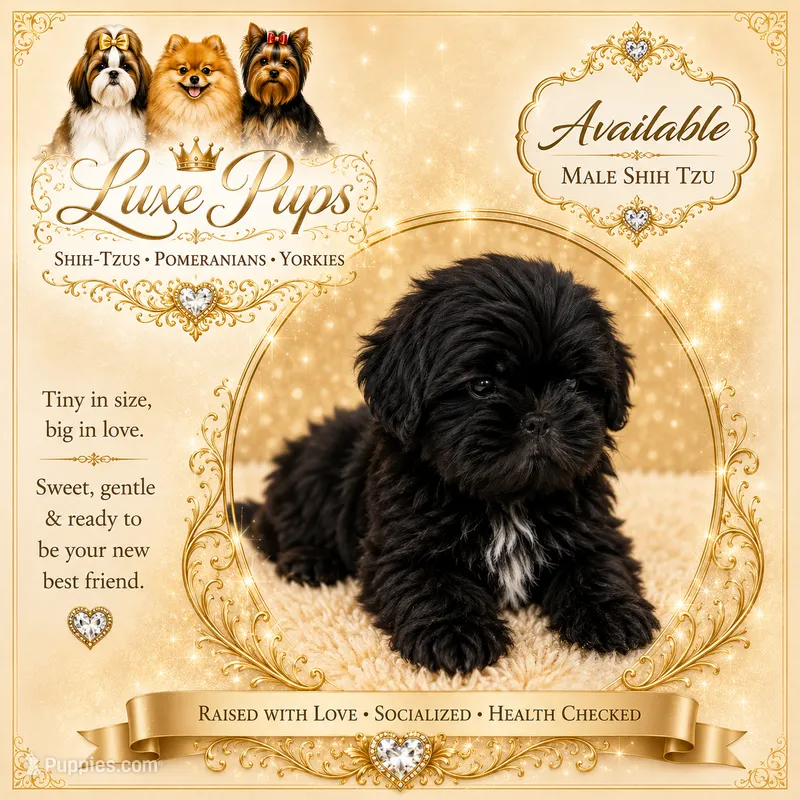 Sylvester – Shih Tzu puppy for sale in Waterloo, SC