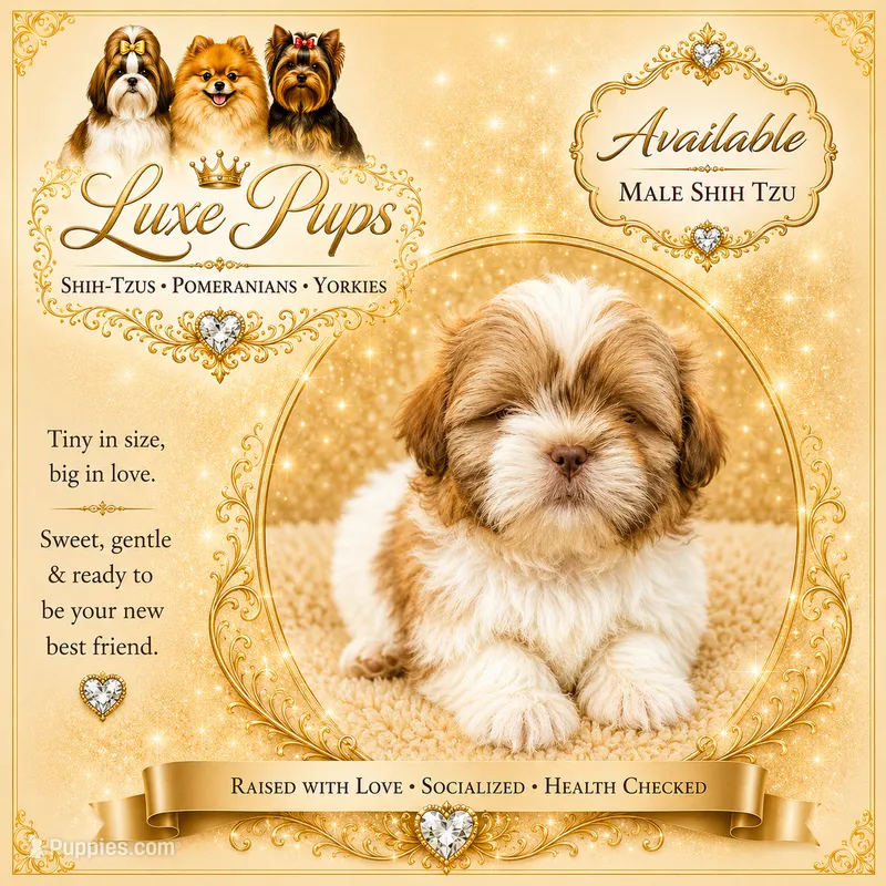 Frankie – Shih Tzu puppy for sale in Waterloo, SC