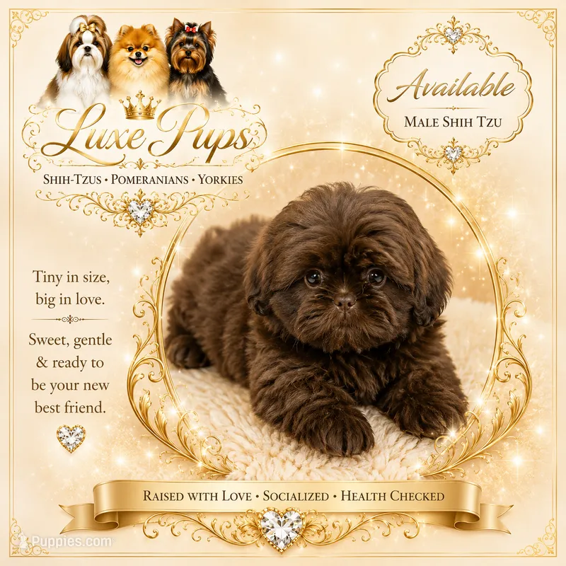 Joey – Shih Tzu puppy for sale in Waterloo, SC