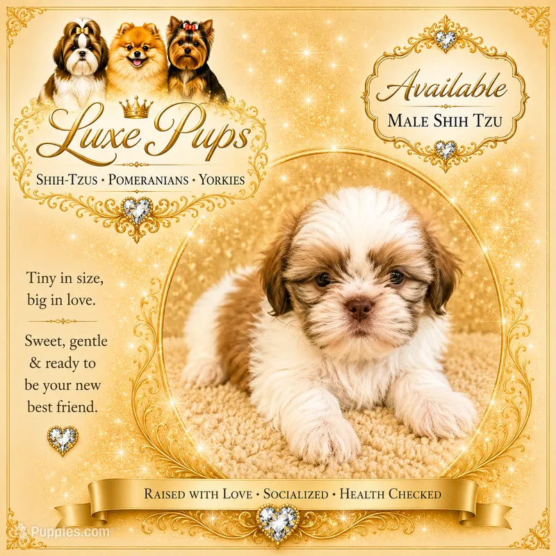 Jeffery – Shih Tzu puppy for sale in Waterloo, SC