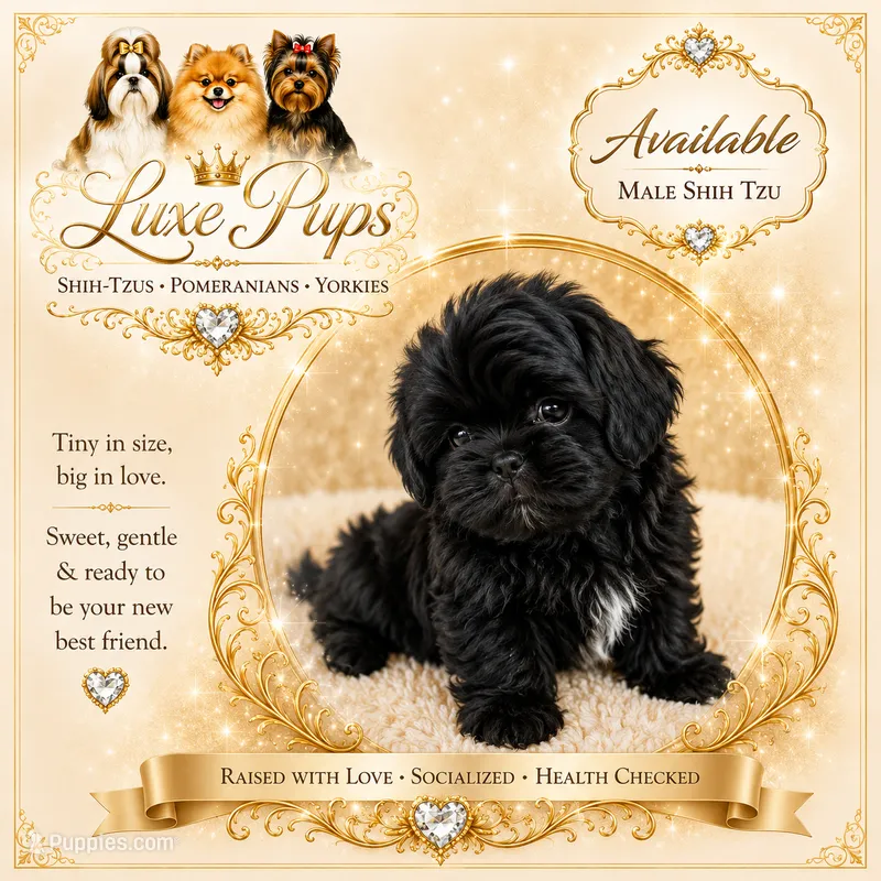 Stallion – Shih Tzu puppy for sale in Waterloo, SC