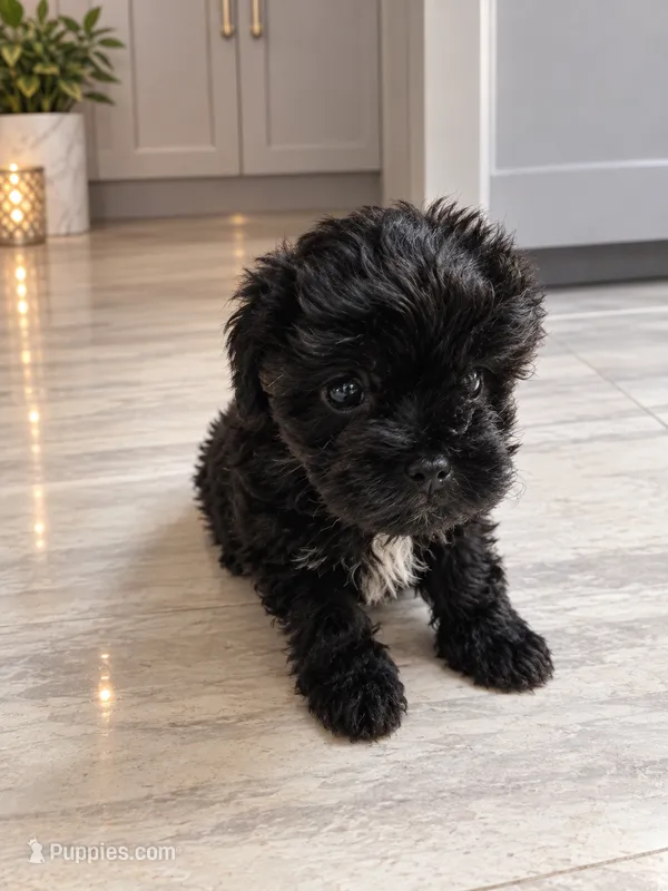 BLACK /WHITE GIRL – Poodle - Toy , Morkie puppy for sale in Lawndale, CA