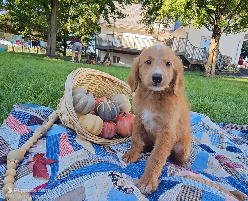 Birch – Miniature Goldendoodle puppy for sale in Ligonier, IN