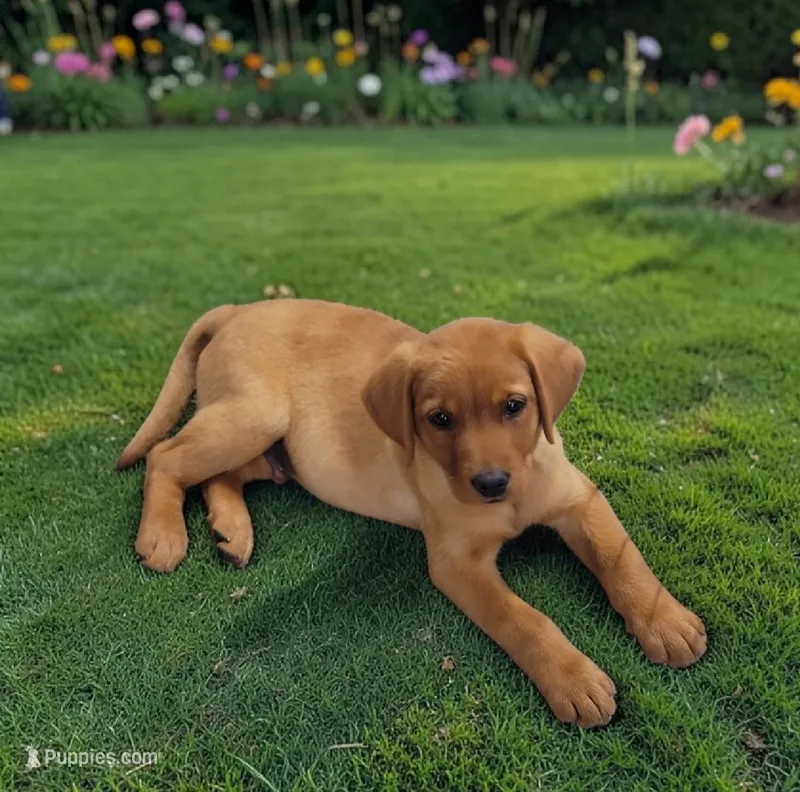 Fox red male – Labrador Retriever puppy for sale in Otisville, MI