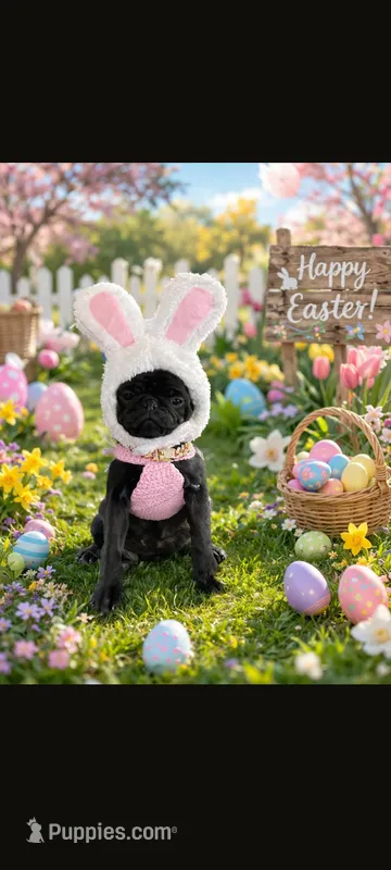 Princess Fiona🐰🐣 "Happy Easter"🐰🐣 – Pug puppy for sale in Arvada, CO