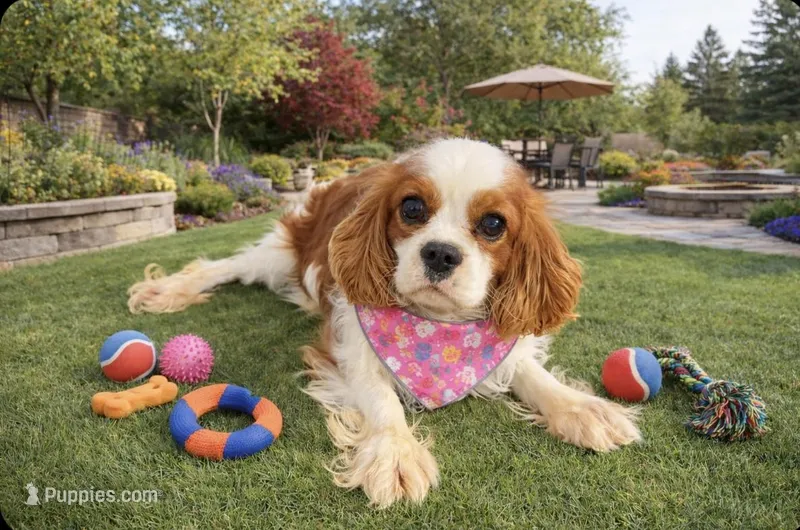Spears Charlee – Cavalier King Charles Spaniel puppy for sale in Osborne, KS