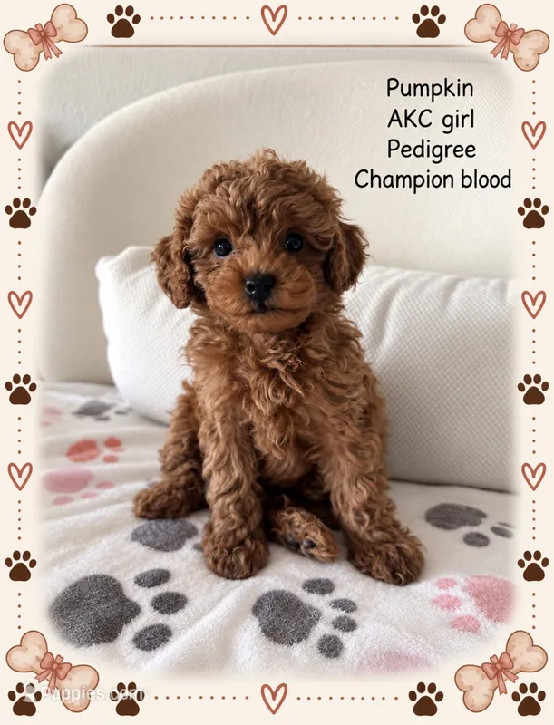 Pumpkin  – Poodle - Toy  puppy for sale in Glendale, AZ