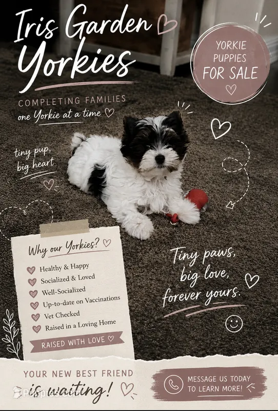 Parti Boy – Yorkshire Terrier puppy for sale in Palm Springs, CA