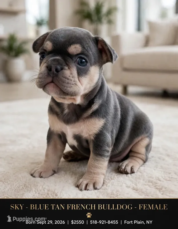 Sky  – French Bulldog puppy for sale in Fort Plain, NY