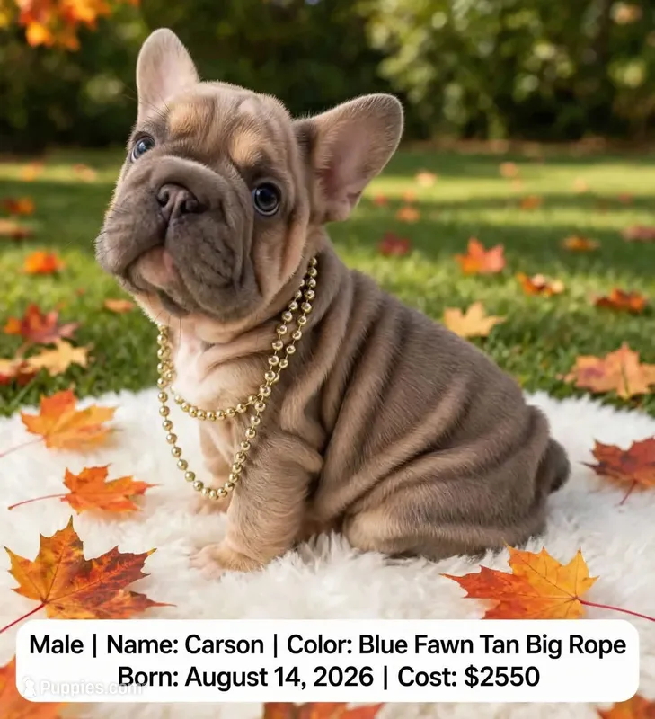 Carson – French Bulldog puppy for sale in Fort Plain, NY