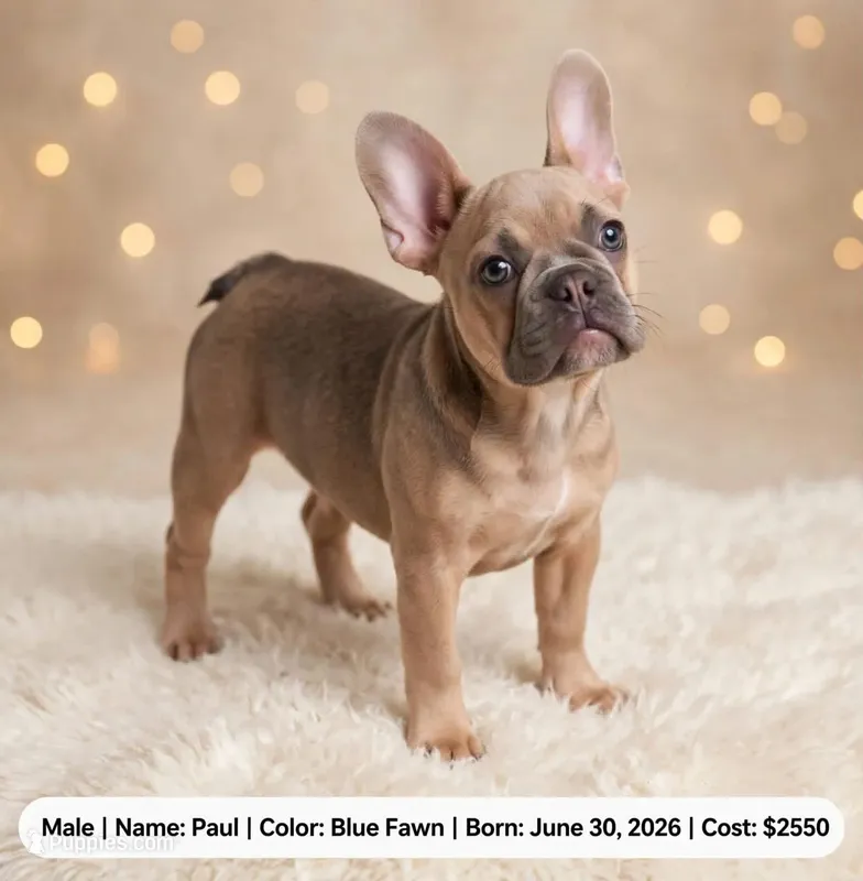 Paul  – French Bulldog puppy for sale in Fort Plain, NY