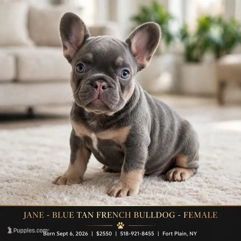 Jane – French Bulldog puppy for sale in Fort Plain, NY