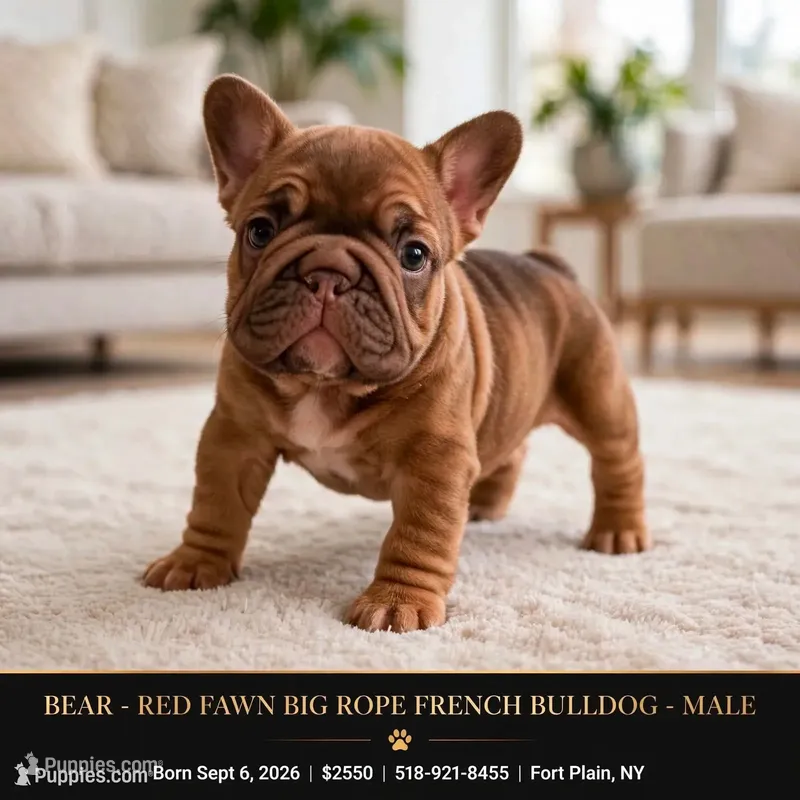 Bear – French Bulldog puppy for sale in Fort Plain, NY