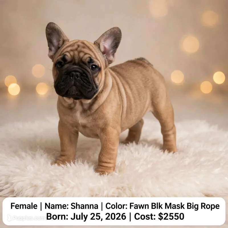 Shanna – French Bulldog puppy for sale in Fort Plain, NY