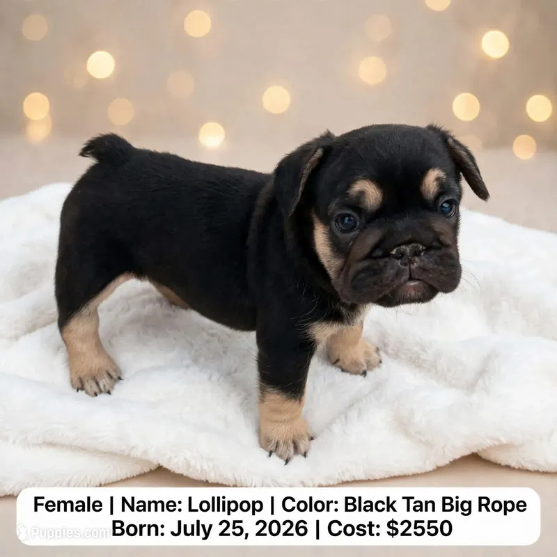 Lollipop  – French Bulldog puppy for sale in Fort Plain, NY