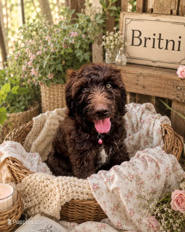  Britni – Double Doodle puppy for sale in Lexington, NC