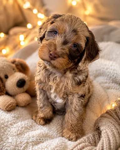 Oreo – Miniature Aussiedoodle puppy for sale in Franklinton, NC