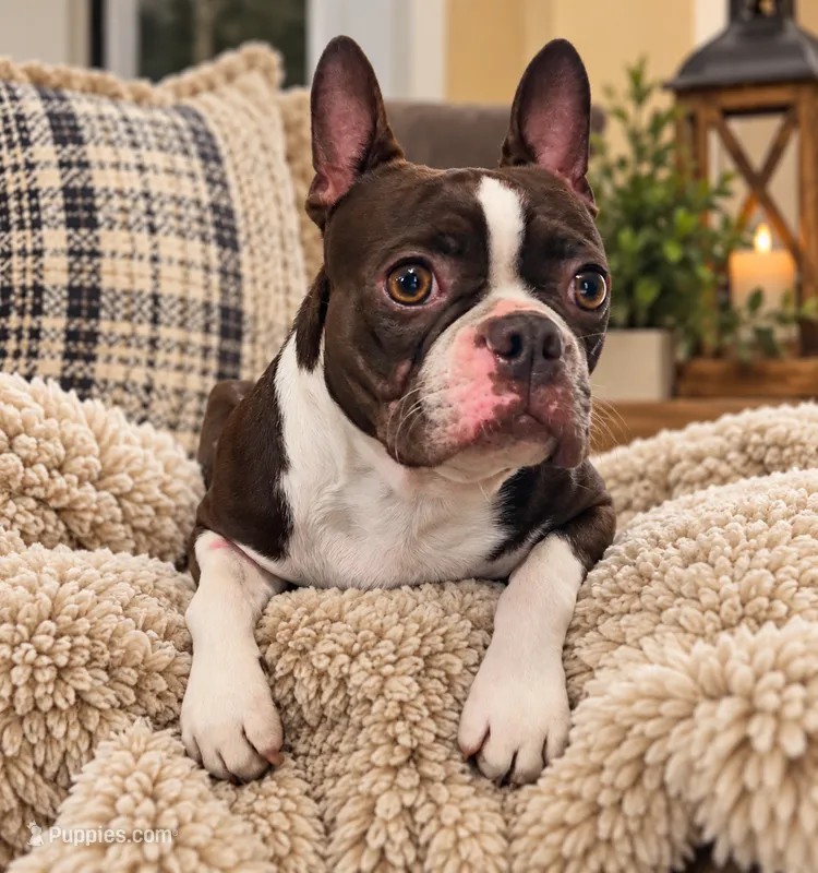 Bruce  – Boston Terrier puppy for sale in Boaz, AL