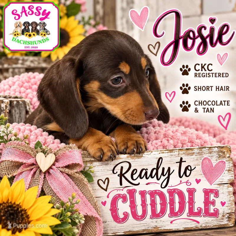 Josie – Miniature Dachshund puppy for sale in Bennington, OK