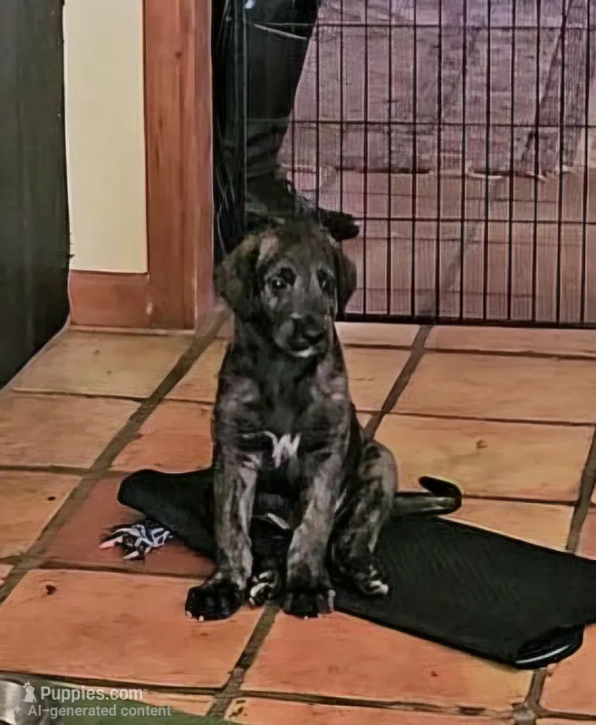 Irish wolfhound pup Red Collar DOB 4/19/26 – Irish Wolfhound puppy for sale in Mathis, TX