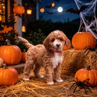 Destiney, a female Miniature Goldendoodle for sale in Roseburg, OR – 4 of 6