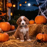 Denver, a male Miniature Goldendoodle for sale in Roseburg, OR – 3 of 6