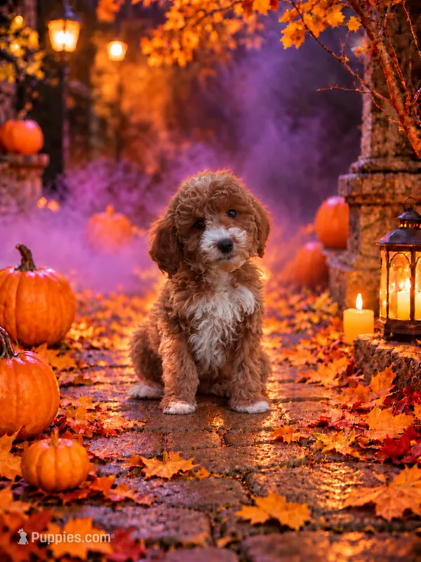 Destiney, a female Miniature Goldendoodle for sale in Roseburg, OR – 1 of 6