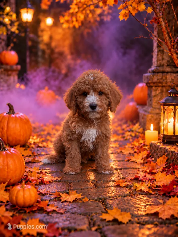 Dayton, a male Miniature Goldendoodle for sale in Roseburg, OR – 1 of 6