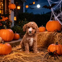 Dayton, a male Miniature Goldendoodle for sale in Roseburg, OR – 3 of 6
