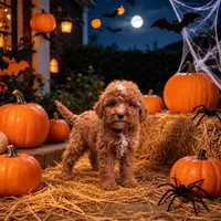 Dash, a male Miniature Goldendoodle for sale in Roseburg, OR – 4 of 6