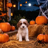 Ember, a female Miniature Goldendoodle for sale in Roseburg, OR – 3 of 6