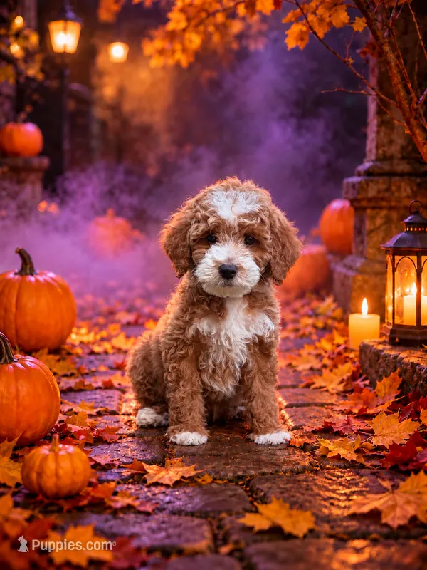 Duke, a female Miniature Goldendoodle for sale in Roseburg, OR – 1 of 7