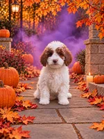 Ember, a female Miniature Goldendoodle for sale in Roseburg, OR – 1 of 6