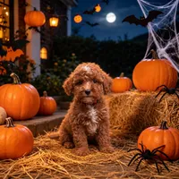 Dash, a male Miniature Goldendoodle for sale in Roseburg, OR – 3 of 6