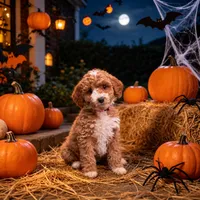 Destiney, a female Miniature Goldendoodle for sale in Roseburg, OR – 3 of 6