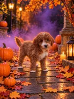 Destiney, a female Miniature Goldendoodle for sale in Roseburg, OR – 2 of 6