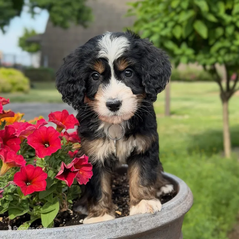 Bandit – Goldendoodle, Golden Mountain Doodle puppy for sale in Wolcott, IN