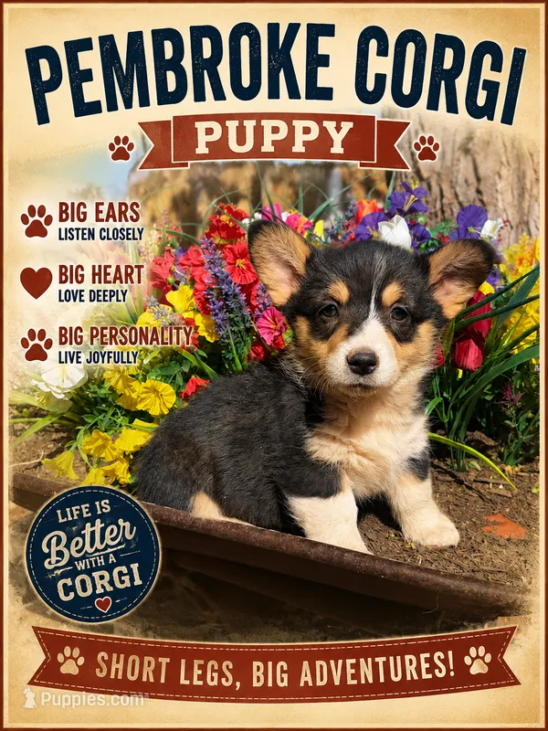 Female , a female Pembroke Welsh Corgi for sale in Williams, AZ – 1 of 4