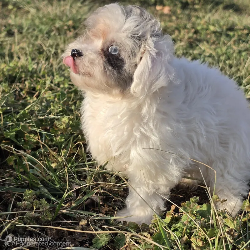 Piebald Merle Blue Eye  – Yorkshire Terrier, Poodle - Toy  puppy for sale in Hazelwood, MO